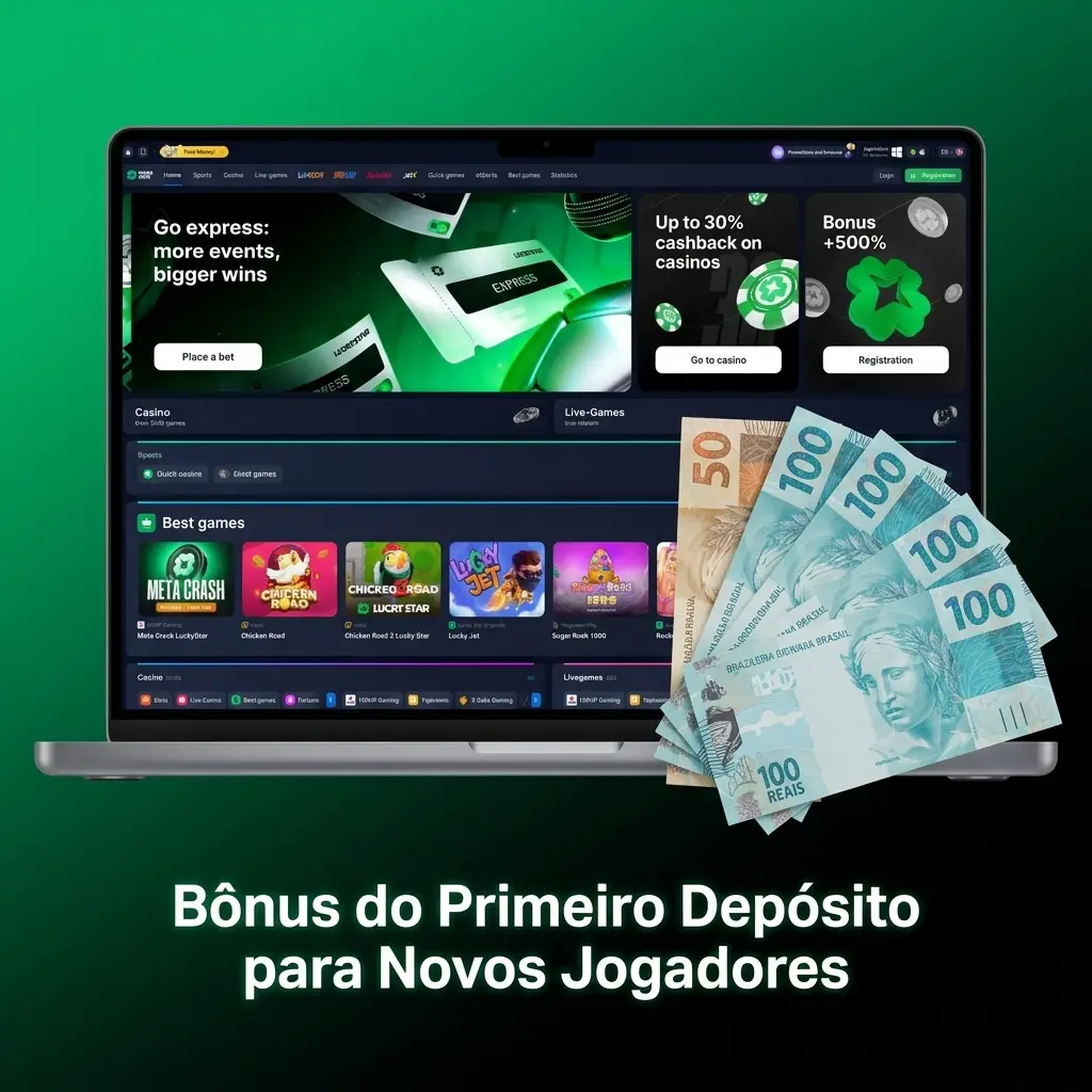 Pacote de boas-vindas Lucky Star: bônus de até 500% nos 4 primeiros depósitos, totalizando USD 2.800