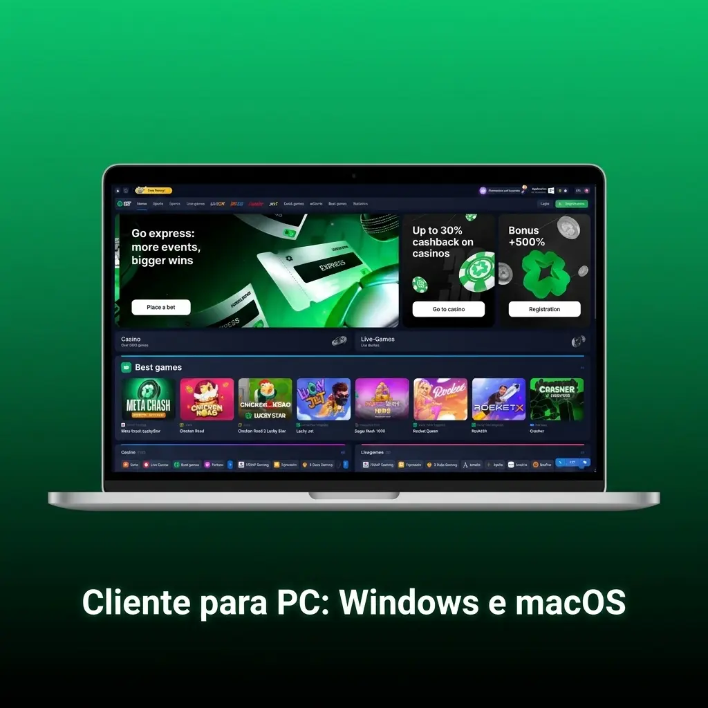 Acesso ao Lucky Star via navegador no Windows e macOS sem cliente desktop dedicado
