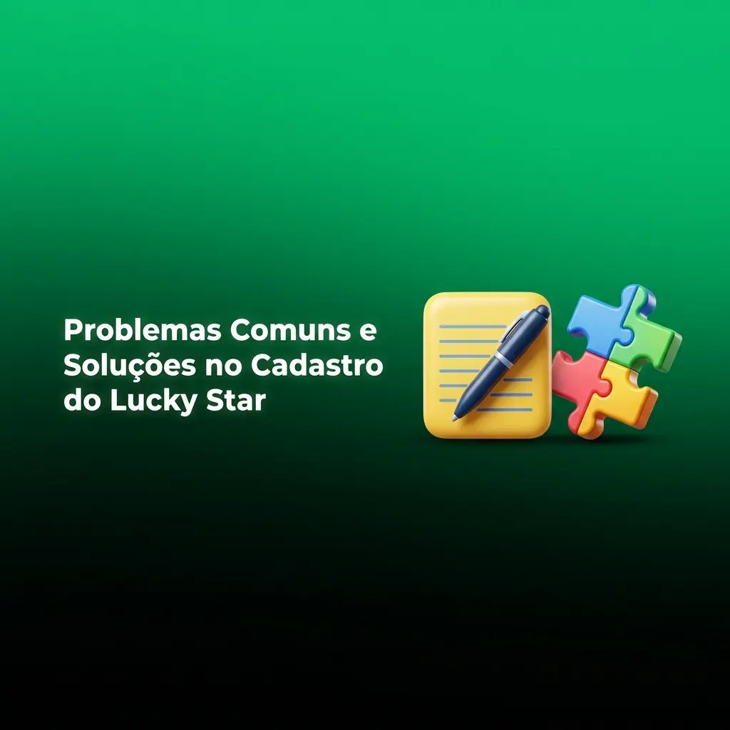 Tabela com problemas comuns e soluções no cadastro do Lucky Star, como SMS não recebido e conta bloqueada